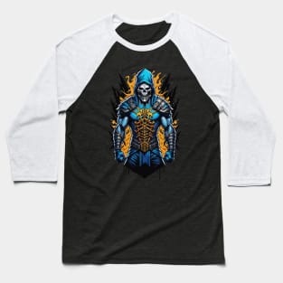 Skull Fighter Baseball T-Shirt